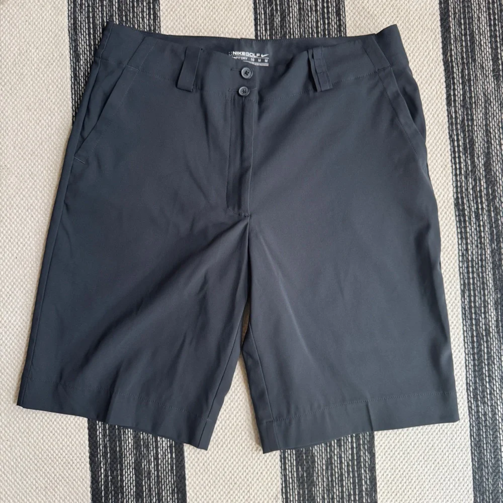 Nike Golf Short‎ Women's Black Performance Fit-Dry Short Size 10